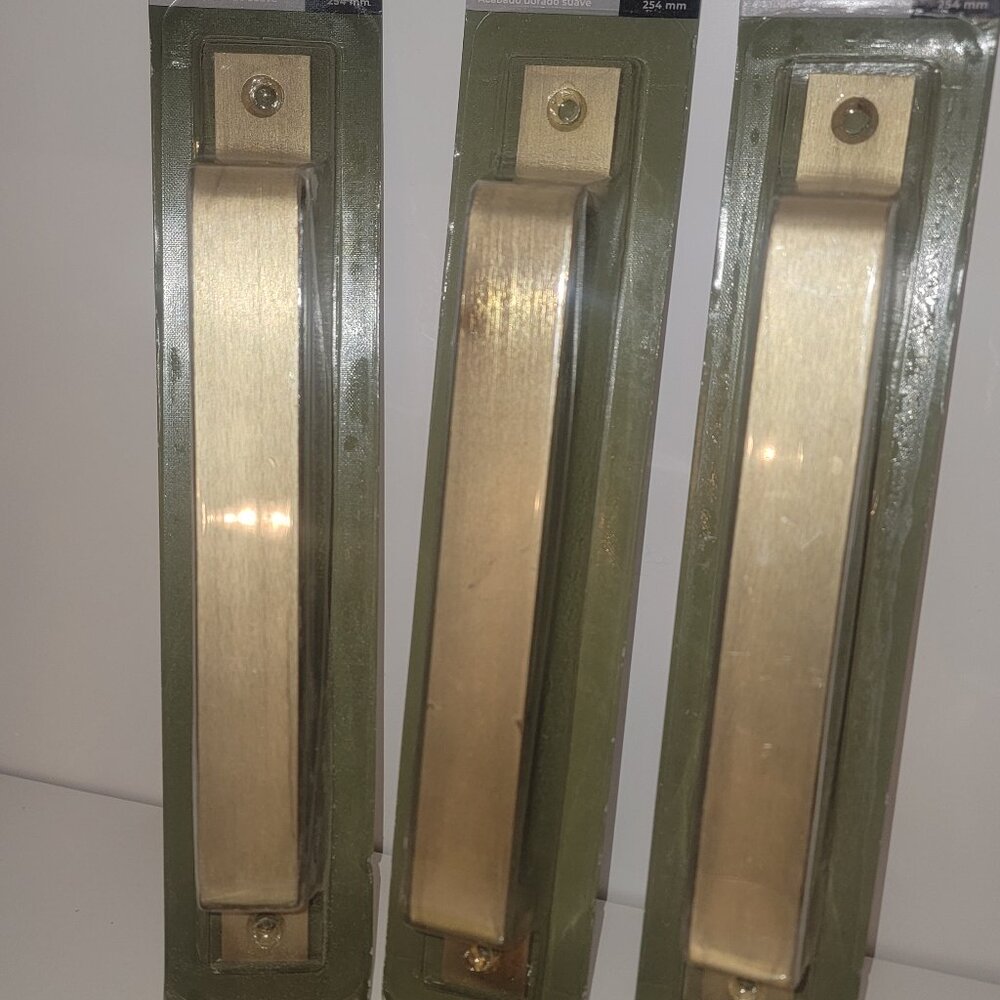 Share Soft Gold Interior Door Handle 10" Reliabilt Kit 3635280 Brand New